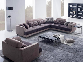 Name:Modern Beige Fabric Sectional Sofa + Chair, Item id:9910_TOS-ANM313-39 (Medium Image)