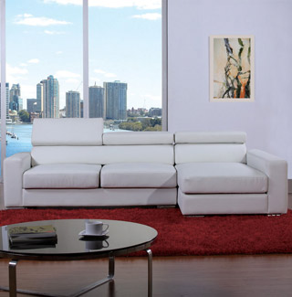 Name:Modern White Bonded Leather Sectional Sofa, Item id:9910_TOS-BVT-B2186 (Medium Image)