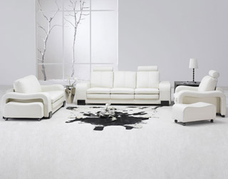 Name:White Leather Living Room Set, Item id:9910_TOS-FY560-4 (Medium Image)