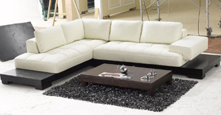 Name:Modern Beige Leather Sectional Sofa, Item id:9910_TOS-FY633-2 (Medium Image)