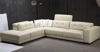 Name:Modern Beige Leather Sectional Sofa, Item id:9910_TOS-FY702-2 (Medium Image)
