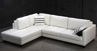 Name:White Leather Sectional Sofa, Item id:9910_TOS-FY762-2 (Medium Image)