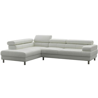 Name:White Leather Sectional Sofa, Item id:9910_TOS-FY952 (Medium Image)