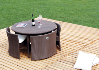 Name:Tosh Furniture Brown Dining Set, Item id:9910_TOS-GW0015SET (Medium Image)