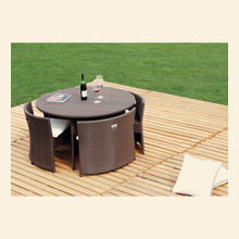 Tosh Furniture Brown Dining Set Thumbnail Image