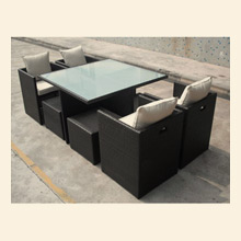Tosh Furniture Brown Dining Set Thumbnail Image