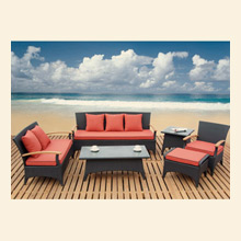Tosh Furniture Dark Brown Sofa Set Thumbnail Image