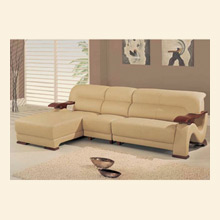 Modern 3Pc Leather Sectional Sofa