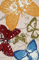 Resort 25328 Monarch Butterflies Rug