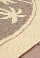 Ankara Creme/Brown Outdoor Rug