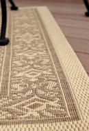 Murat Creme/Brown Outdoor Rug
