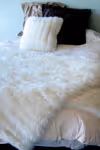 Sheepskin blanket Minx throw