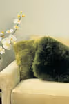 Sheepskin pillows and floor cushions