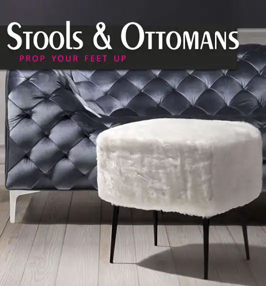 Modern Stools and Ottomans