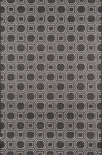 Momeni Downeast DOW-1 Black Power Loomed Synthetic Rug Product Image