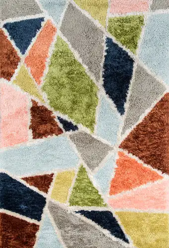 Modern Loom Retro RET-1 Multi Abstract Rug Product Image
