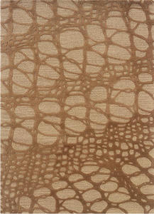 Linon Beige Abstract Rug 2 Product Image