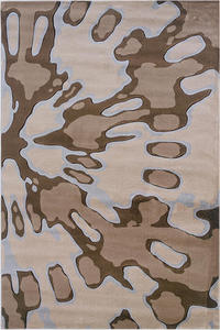 Linon Brown Abstract Rug Product Image
