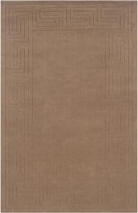 Linon Brown Solid Color Rug Product Image