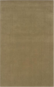 Linon Brown Solid Color Rug 2 Product Image