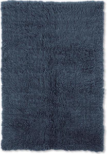 Linon Blue Shag Wool Rug Product Image