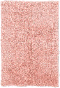 Linon Pink Shag Wool Rug Product Image