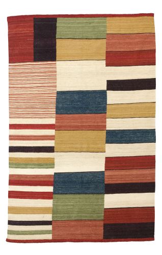 Nanimarquina Multi-Colored Abstract Wool Rug 5 Product Image