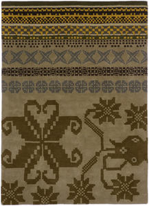 Name:Folk Green Rug, Item id:1110_folkplanaverde (Medium Image)