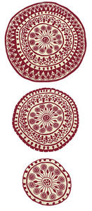 Name:Rangoli Red Rug, Item id:11_rangoli-red_d_spn (Medium Image)