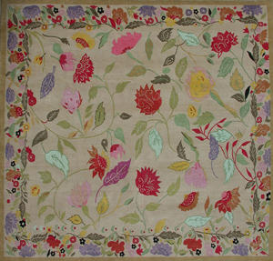M&M Multi-Colored Designer Floral Rug Product Image