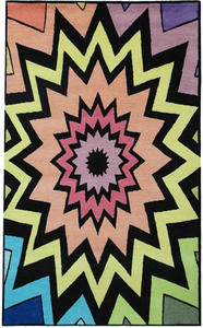 M&M Multi-Colored Designer Abstract Rug Product Image