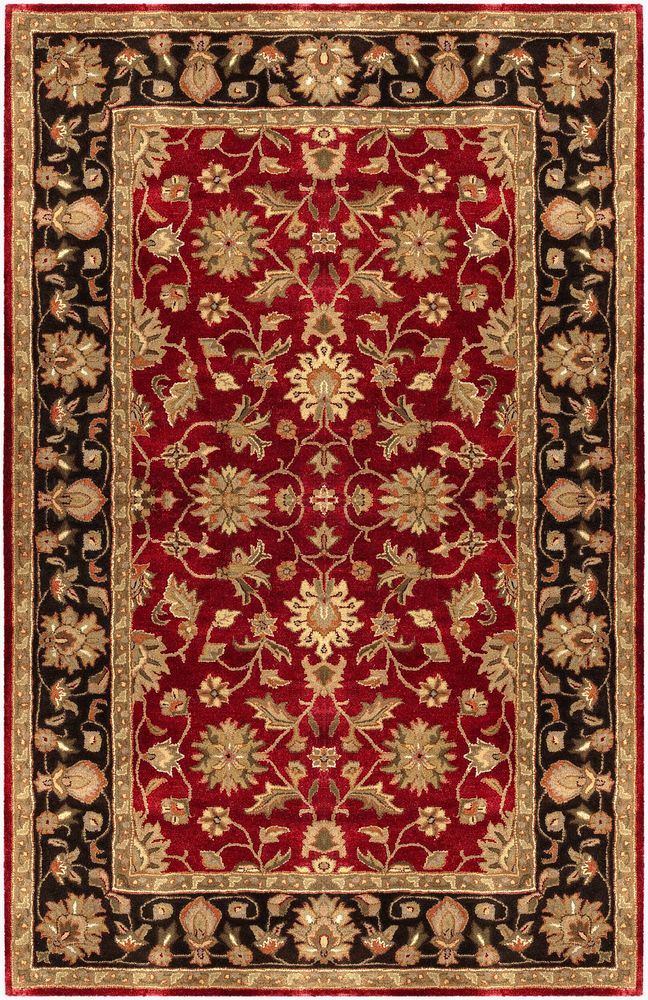 Name:Crowne CRN-6013 Burgundy Rug, Item id:1510_CRN-6013 (Medium Image)