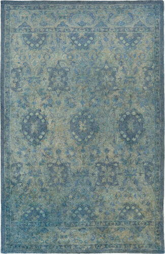 Surya Mykonos MYK-5015 Aqua Traditional Wool Rug Product Image