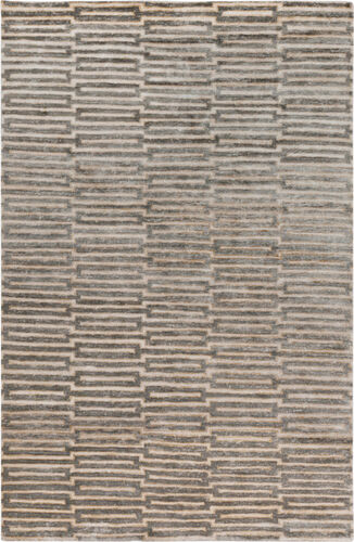 Surya Platinum PLAT-9000 Dark Brown Abstract Silk Rug Product Image