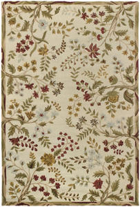 Eden Summer Vines 0230/0030 Ivory/Ruby Rug Thumbnail Image