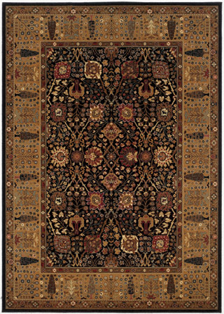 Name:Royal Kashimar Cypress Garden 0621/2596 Black/browns Rug, Item id:1710_06212596 (Medium Image)