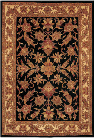Name:Orissa Mishen 1000/4000 Black/Camel Rug, Item id:1710_10004000 (Medium Image)