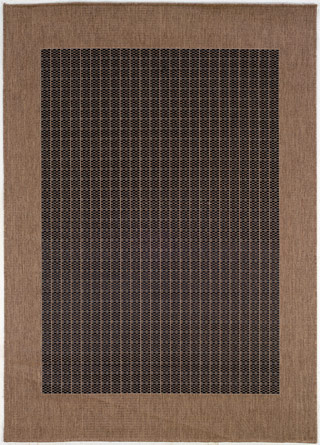 Name:Recife Checkered Field 1005/2000 Black/Cocoa Rug, Item id:1710_10052000 (Medium Image)