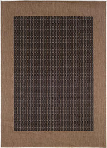 Recife Checkered Field 1005/2000 Black/Cocoa Rug Thumbnail Image