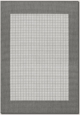 Name:Recife Checkered Field 1005/3012 Grey/White Rug, Item id:1710_10053012 (Medium Image)