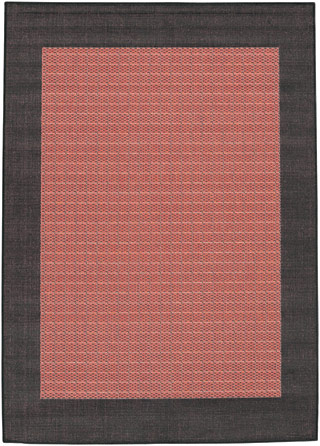 Name:Recife Checkered Field 1005/4000 Terracotta/Black Rug, Item id:1710_10054000 (Medium Image)