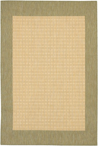 Name:Recife Checkered Field 1005/5005 Natural/Green Rug, Item id:1710_10055005 (Medium Image)