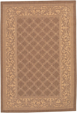 Name:Recife Garden Lattice 1016/3000 Cocoa/Natural Rug, Item id:1710_10163000 (Medium Image)