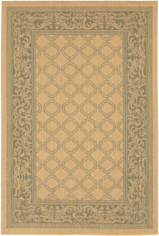 Name:Recife Garden Lattice 1016/5016 Natural/Green Rug, Item id:1710_10165016 (Medium Image)