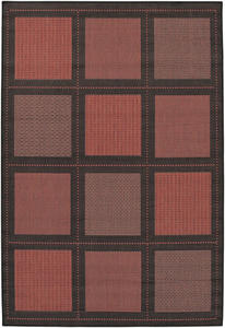 Recife Summit 1043/4000 Terracotta/Black Rug Thumbnail Image