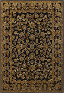 Pave Eiffel Garden 1230/1105 Antq Brass/Onyx Rug Thumbnail Image
