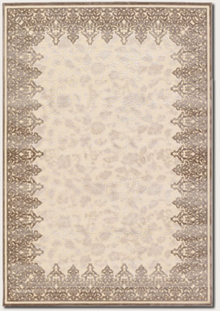 Name:Pave Vivienne 1240/0219 Cream/Silver Rug, Item id:1710_12400219 (Medium Image)