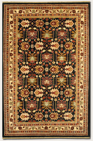 Name:Lahore Antique Kazak 1266/2568 Black/Ivory Rug, Item id:1710_12662568 (Medium Image)
