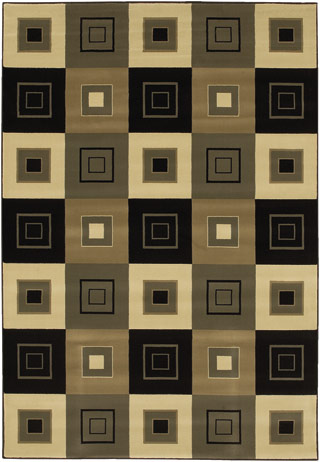 Name:Everest Cubics 1285/9577 New Khaki Rug, Item id:1710_12859577 (Medium Image)