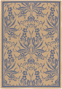 Recife Garden Cottage 1516/0621 Blue/Natural Rug Thumbnail Image